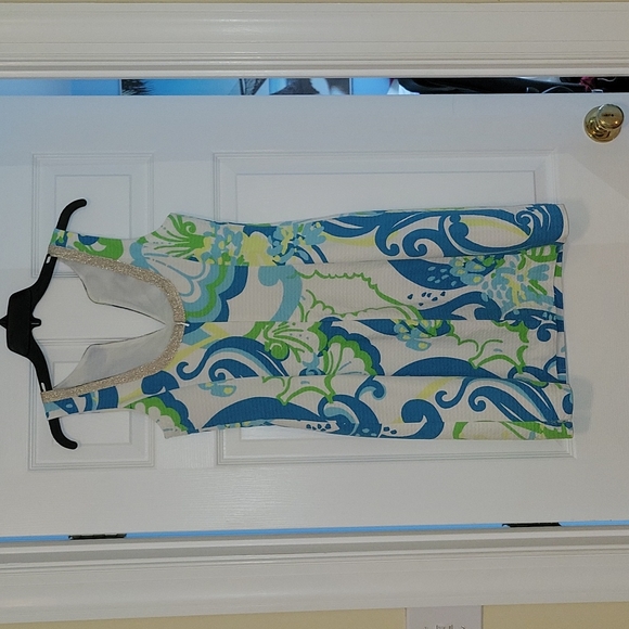 Lilly Pulitzer Crystal Coast print Janice Shift dress 2 - Picture 5 of 7